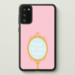 Beauty Is Found Within Mirror  - Disney Phone Case for Galaxy A41