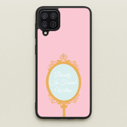 Beauty Is Found Within Mirror  - Disney Phone Case for Galaxy A12
