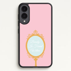 Beauty Is Found Within Mirror  - Disney Phone Case for Galaxy S25 Edge