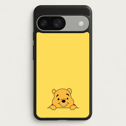 Cute Bear Leaning  - Disney Phone Case for Google Pixel 9 / 9 Pro