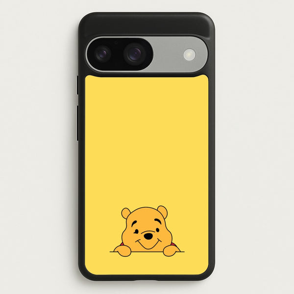 Cute Bear Leaning  - Disney Phone Case for Google Pixel 9 / 9 Pro