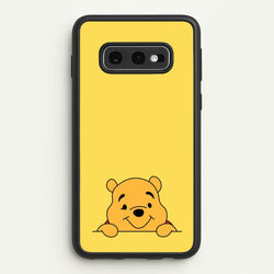 Cute Bear Leaning  - Disney Phone Case for Galaxy S10e