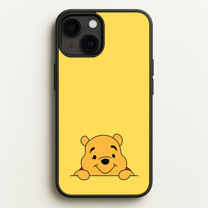 Cute Bear Leaning  - Disney Phone Case for iPhone 13 Mini