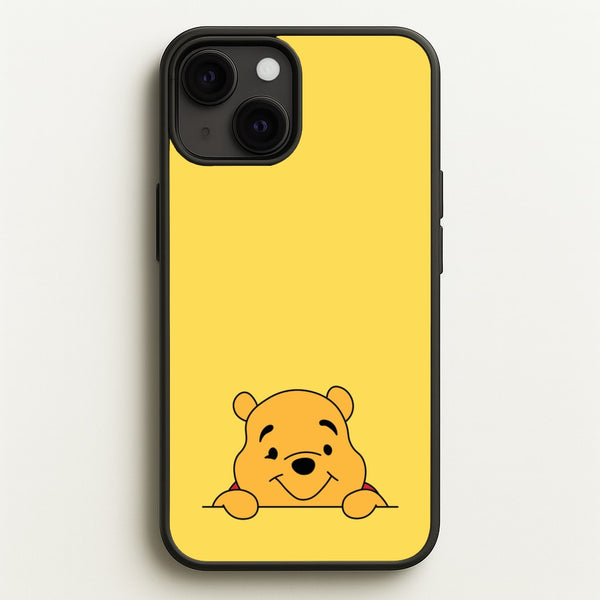 Cute Bear Leaning  - Disney Phone Case for iPhone 13 Mini