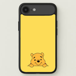 Cute Bear Leaning Phone Case for iPhone 17 Air