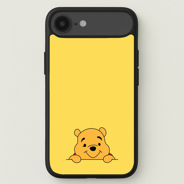 Cute Bear Leaning Phone Case for iPhone 17 Air