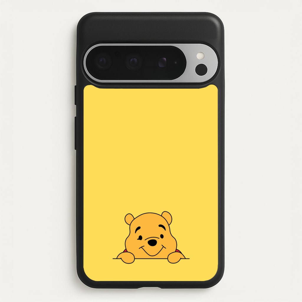 Cute Bear Leaning  - Disney Phone Case for Google Pixel 9 Pro XL