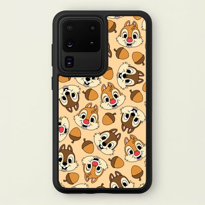 Cute Squirrels And Acorns Pattern  - Disney Phone Case for Galaxy S20 Ultra