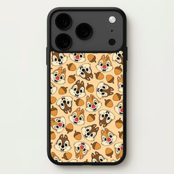 Cute Squirrels And Acorns Pattern Phone Case for iPhone 17 Pro