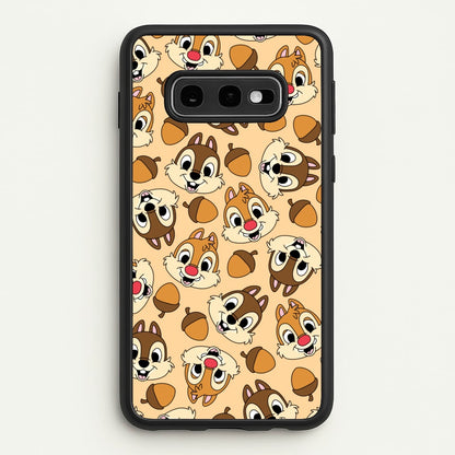 Cute Squirrels And Acorns Pattern  - Disney Phone Case for Galaxy S10e