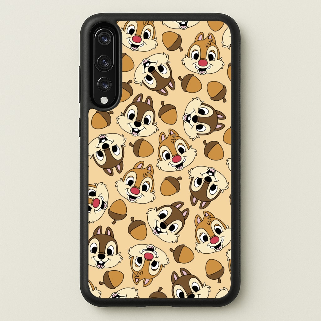 Cute Squirrels And Acorns Pattern  - Disney Phone Case for Huawei P20 Pro