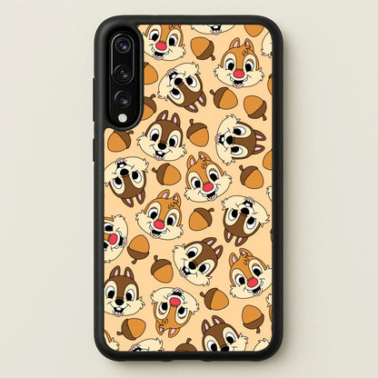 Cute Squirrels And Acorns Pattern  - Disney Phone Case for Huawei P20 Pro