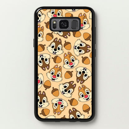 Cute Squirrels And Acorns Pattern  - Disney Phone Case for Galaxy S8