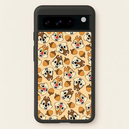 Cute Squirrels And Acorns Pattern  - Disney Phone Case for Google Pixel 8 Pro