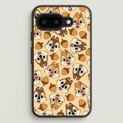 Cute Squirrels And Acorns Pattern  - Disney Phone Case for Google Pixel 9a