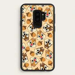 Cute Squirrels And Acorns Pattern  - Disney Phone Case for Galaxy S9 Plus
