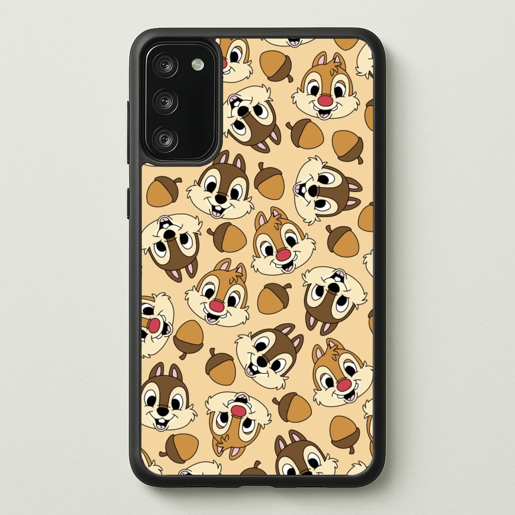 Cute Squirrels And Acorns Pattern  - Disney Phone Case for Galaxy S20FE