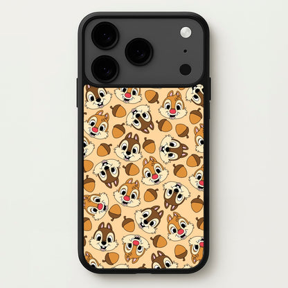 Cute Squirrels And Acorns Pattern Phone Case for iPhone 17 Pro Max