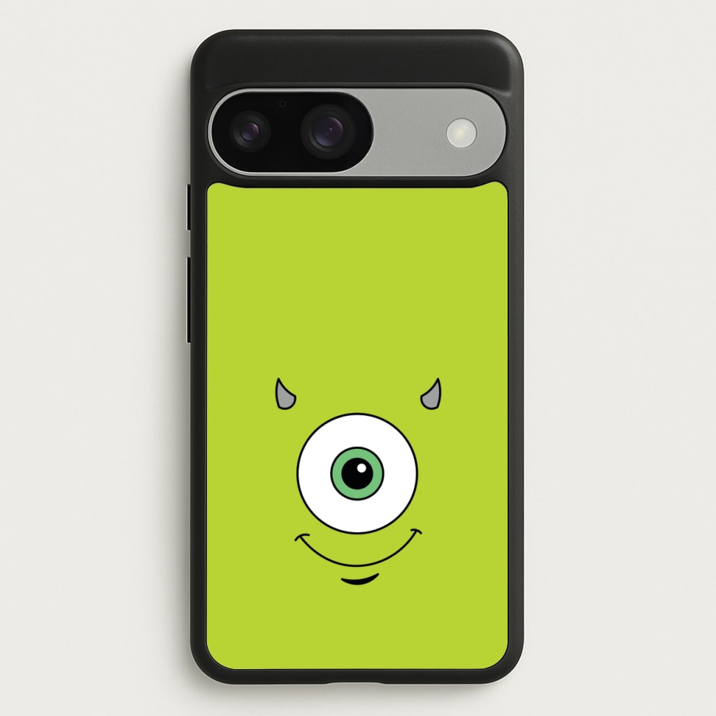 Green Monster Face  - Disney Phone Case for Google Pixel 9 / 9 Pro