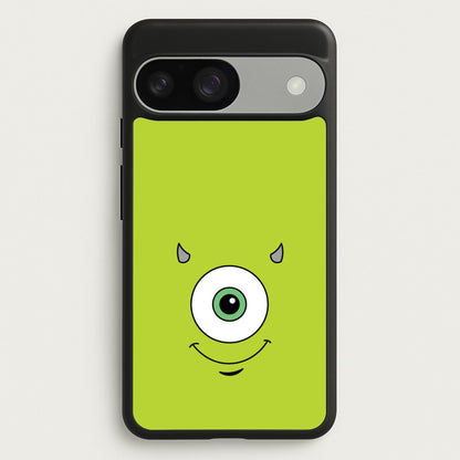 Green Monster Face  - Disney Phone Case for Google Pixel 9 / 9 Pro