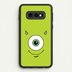 Green Monster Face  - Disney Phone Case for Galaxy S10e