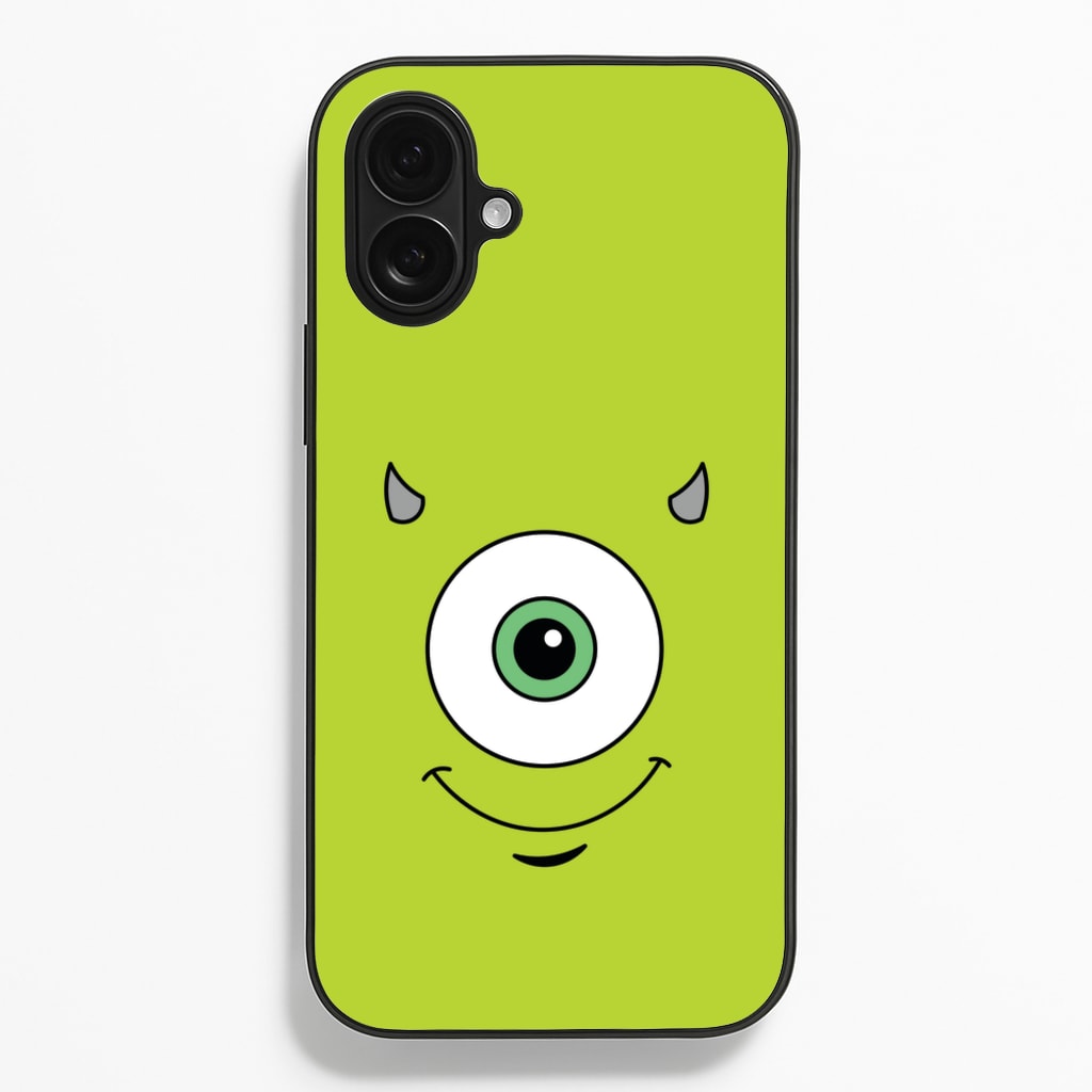 Green Monster Face  - Disney Phone Case for iPhone 16 Plus