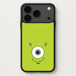 Green Monster Face Phone Case for iPhone 17 Pro Max