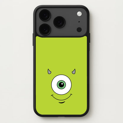 Green Monster Face Phone Case for iPhone 17 Pro Max