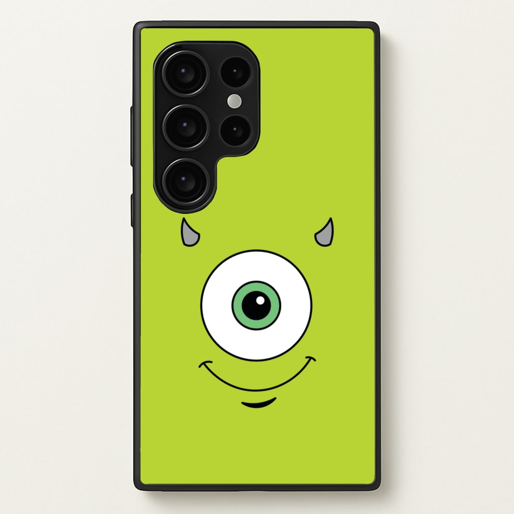 Green Monster Face  - Disney Phone Case for Galaxy S24 Ultra