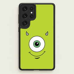 Green Monster Face  - Disney Phone Case for Galaxy S22 Ultra