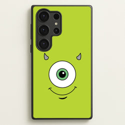 Green Monster Face  - Disney Phone Case for Galaxy S25 Ultra