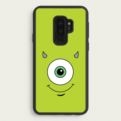 Green Monster Face  - Disney Phone Case for Galaxy S9 Plus