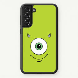 Green Monster Face  - Disney Phone Case for Galaxy S21