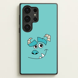 Blue Monster Face  - Disney Phone Case for Galaxy S25 Ultra