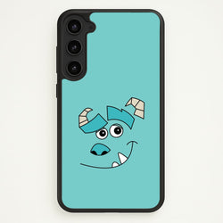 Blue Monster Face  - Disney Phone Case for Galaxy S23