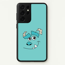Blue Monster Face  - Disney Phone Case for Galaxy S21 Ultra