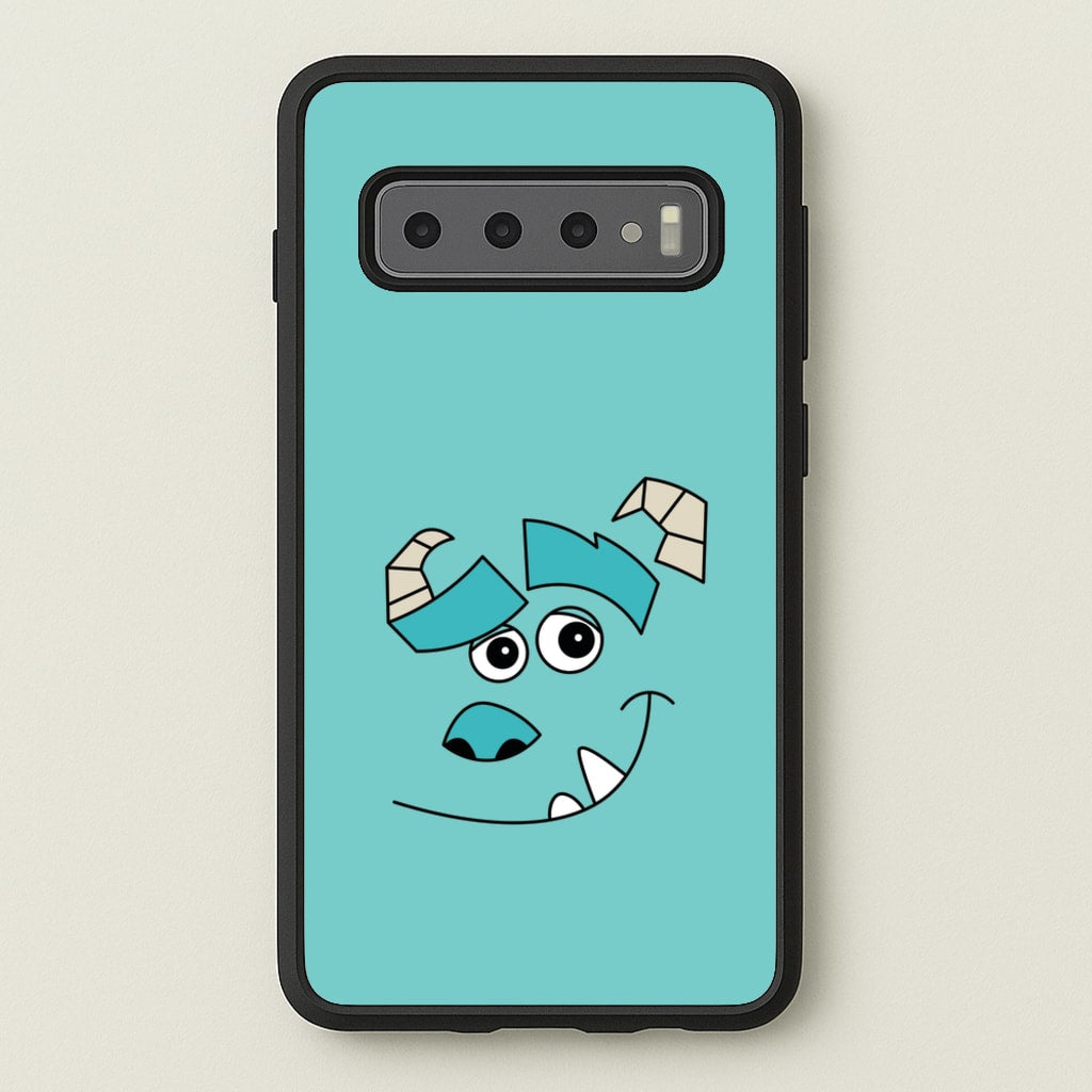 Blue Monster Face  - Disney Phone Case for Galaxy S10 Plus