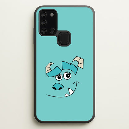 Blue Monster Face  - Disney Phone Case for Galaxy A21s