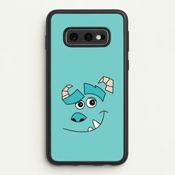 Blue Monster Face  - Disney Phone Case for Galaxy S10e