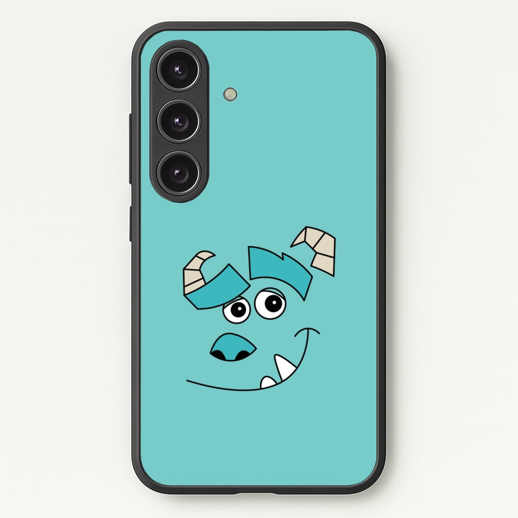 Blue Monster Face  - Disney Phone Case for Galaxy S24