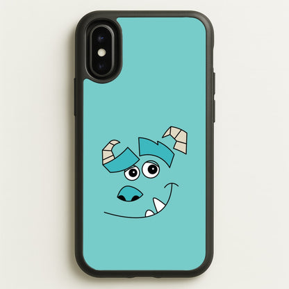 Blue Monster Face  - Disney Phone Case for iPhone X / XS