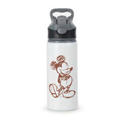 Sketched Mouse Outline Beige  Active Water Bottle 1