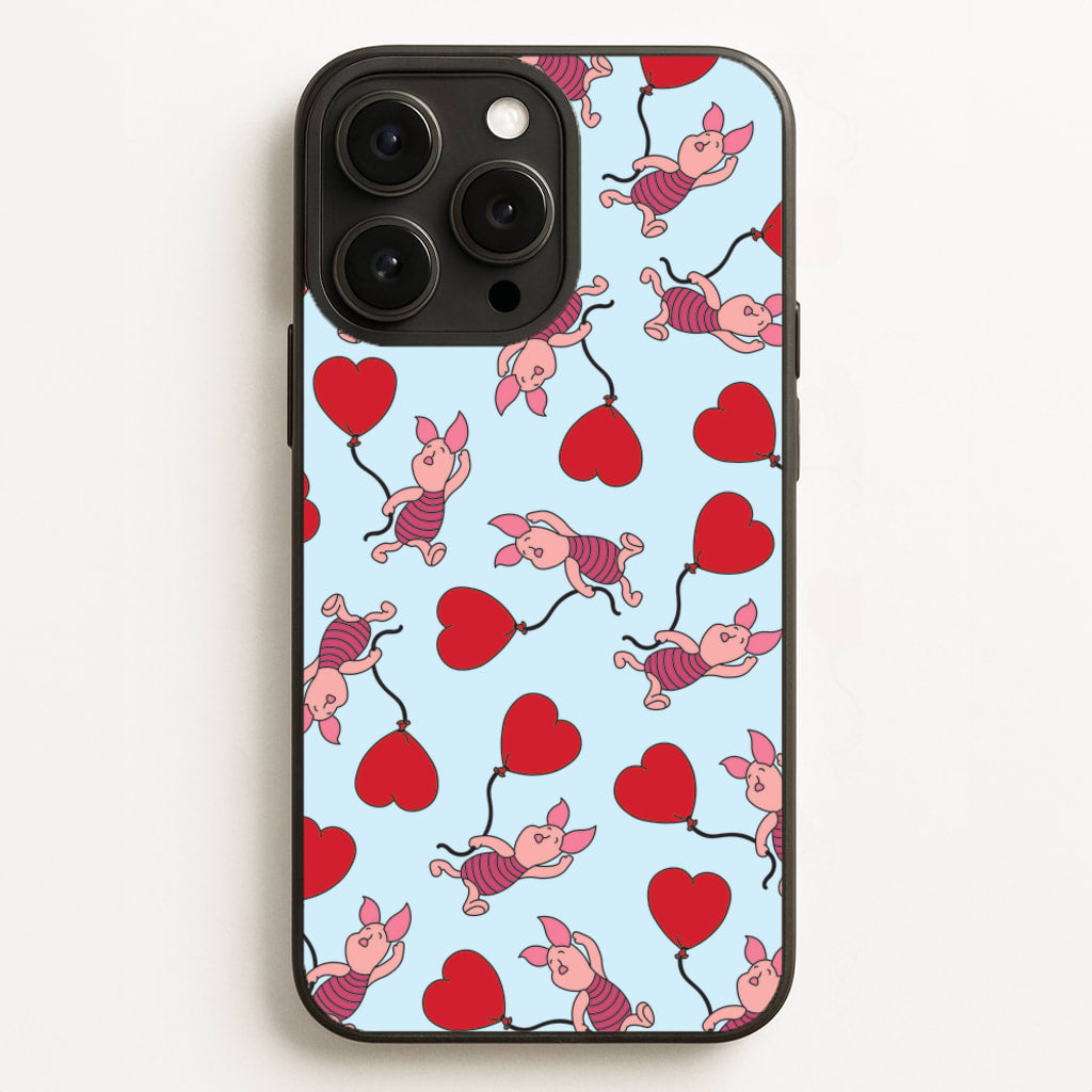Baby Pig With Balloon Pattern  - Disney Phone Case for iPhone 16 Pro Max
