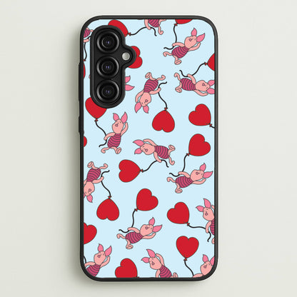 Baby Pig With Balloon Pattern  - Disney Phone Case for Galaxy A14