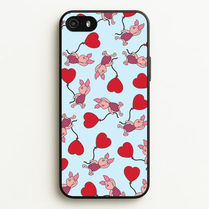 Baby Pig With Balloon Pattern  - Disney Phone Case for iPhone 5 / 5s / SE 2016