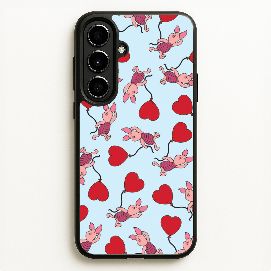 Baby Pig With Balloon Pattern  - Disney Phone Case for Galaxy A56