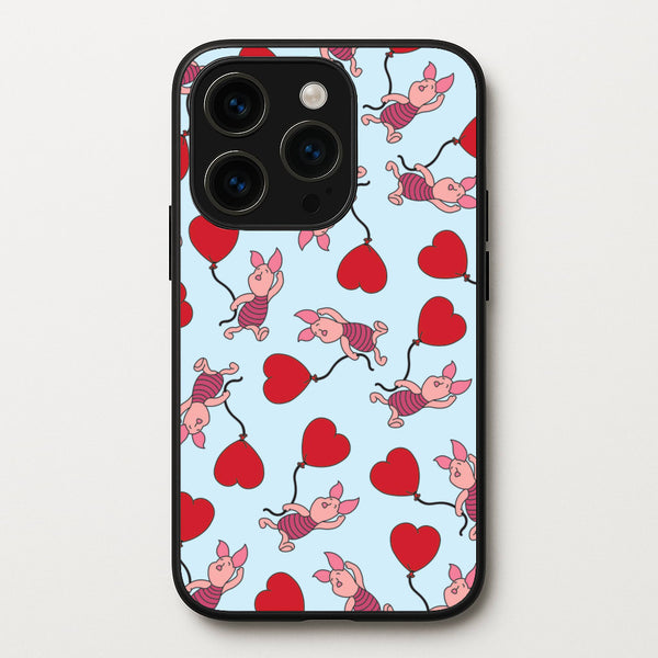 Baby Pig With Balloon Pattern  - Disney Phone Case for iPhone 15 Pro