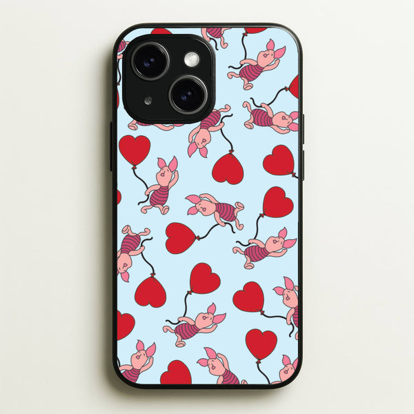 Baby Pig With Balloon Pattern  - Disney Phone Case for iPhone 14