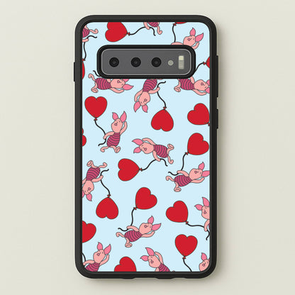 Baby Pig With Balloon Pattern  - Disney Phone Case for Galaxy S10