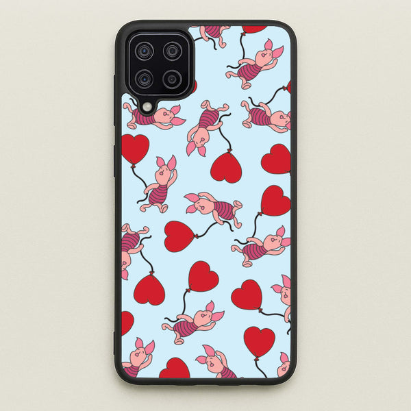 Baby Pig With Balloon Pattern  - Disney Phone Case for Galaxy A12